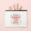 Best Mom French Printed Cosmetic Case Women Makeup Bags Travel Toiletry Organizer Female Wash Storage Pouch Mother's Day Gifts