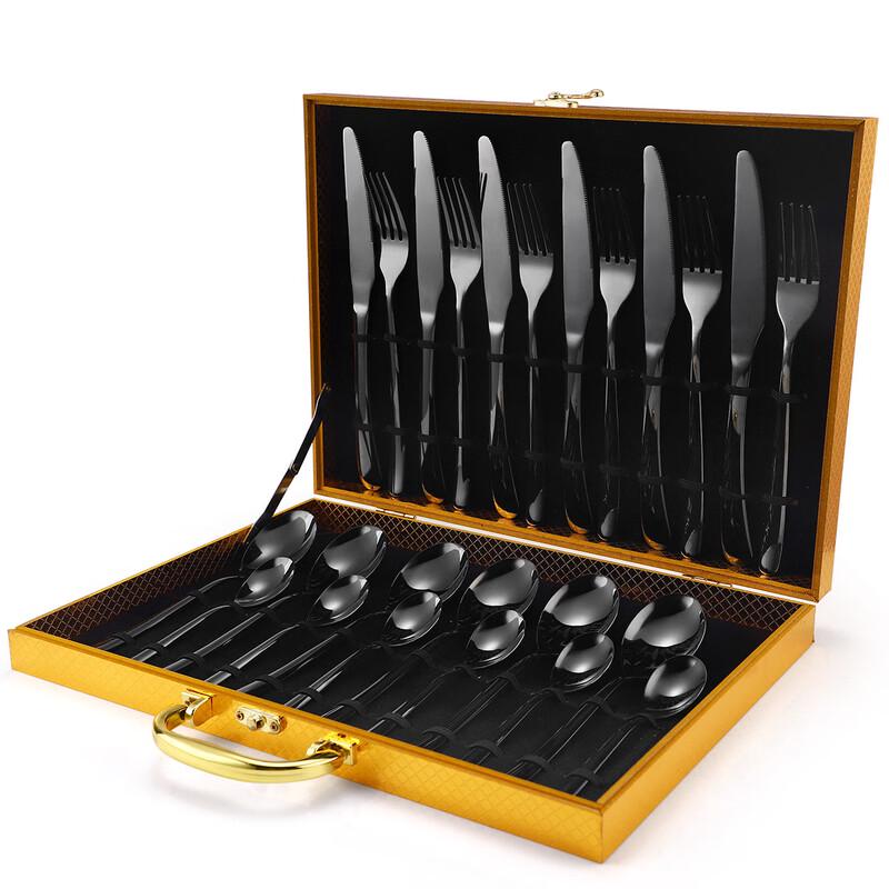 

Lin Pan Home Stainless Steel 24-Piece Cutlery Set