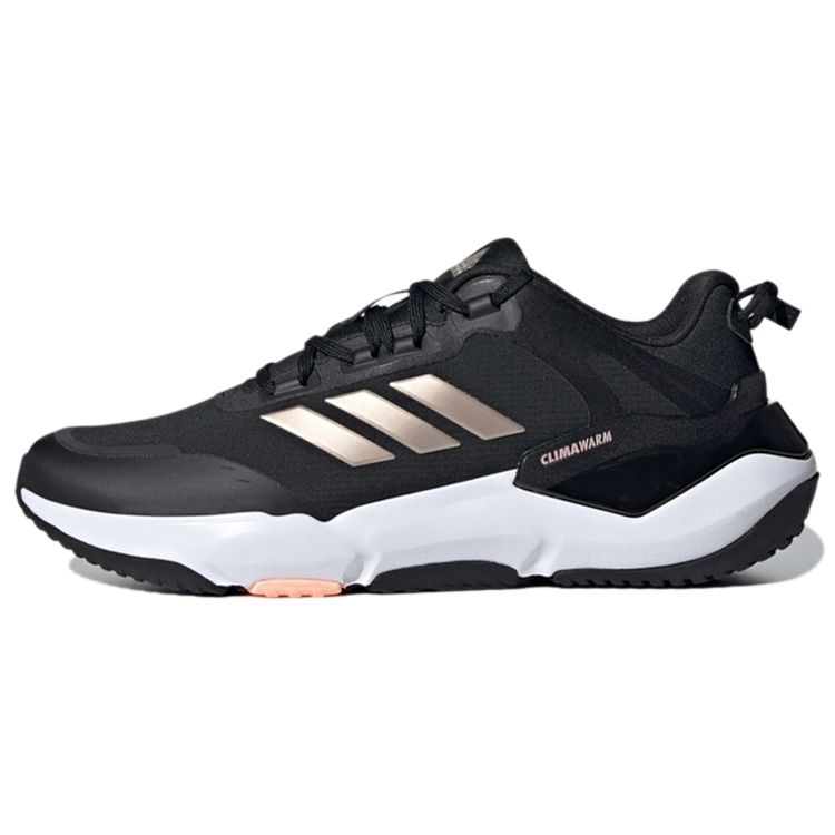 Adidas Climawarm Cruiser Fashion Durable Wrap Low-Top Casual Running Shoes Women Sneakers Black Gold GZ6072
