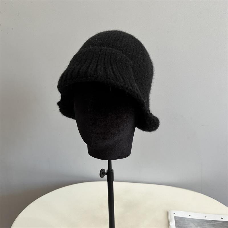 Korean Woolen Mixed Fabric Knitted Hat Earmuffs Men Women Fashion College Style Outdoor Cold-Proof And Warm Beanie Cap
