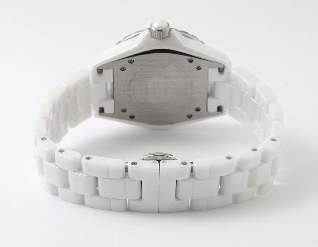 Salvatore Marra Ceramic Analog Quartz Rotating with Cloth Men's Watch, Waterproof, Bezel, White, WHA,