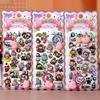 Squishy Butt Cute Puffy Character 3D Squishy Planner Stickers Stickers, Stickers, Stickers, Stickers, Marshmallow, Fluffy, Soft, Stickers, (3 Sheets)
