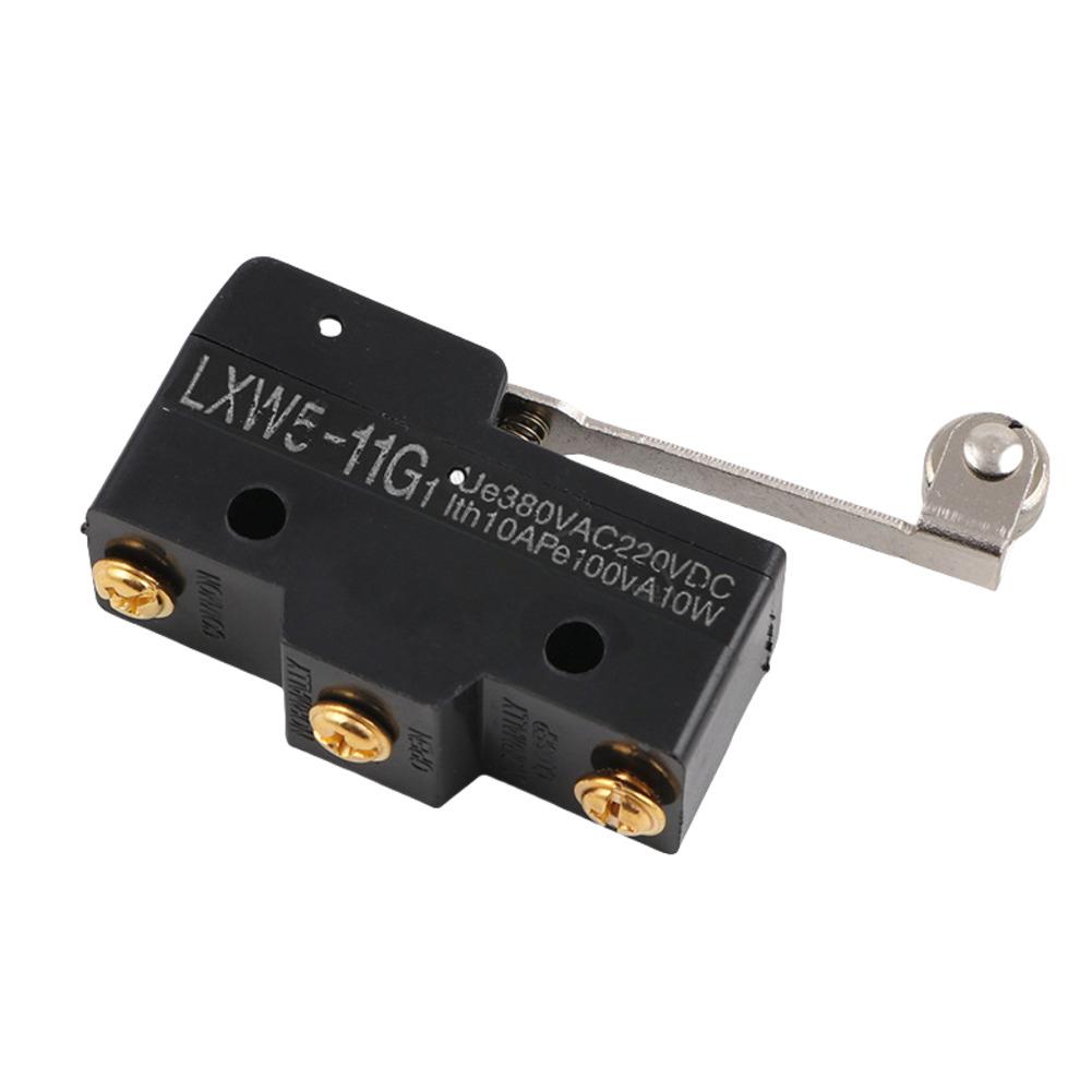 Black Limit Switch High Performance Limit Switch CNC Limit Switch Brass Terminal Flexible Installation For CNC Machinery