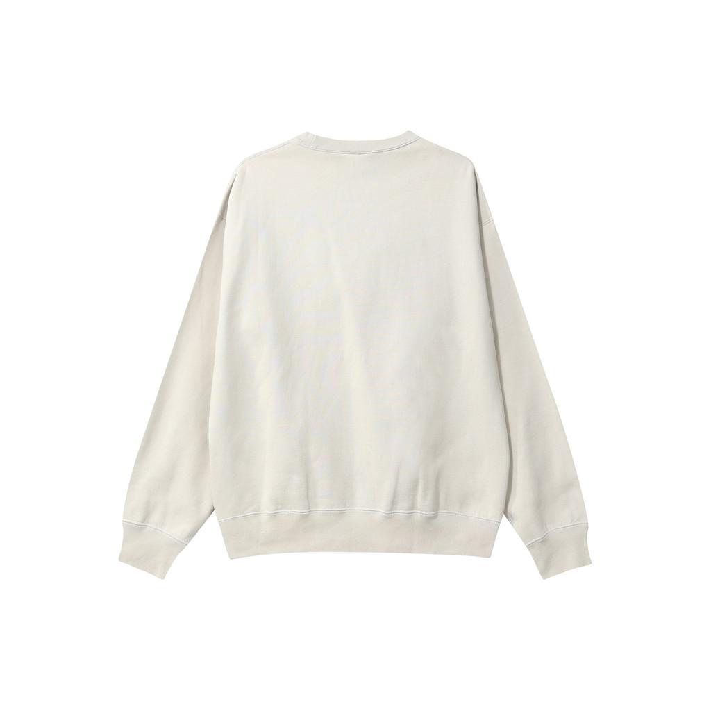 Nike Sweatshirts Men's Light Bone White Crew Neck Moderate Regular DA0318-072