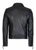 Lambskin Soft Stylish Men Jacket Black Genuine Lambskin Real Leather Handmade