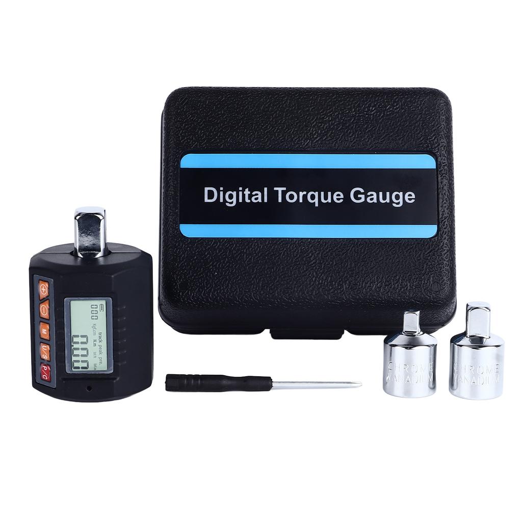 Digital Torsion Wrench Adapter 30N.m 4 Units LCD Backlit Display Torsion Meter with 14 and 38