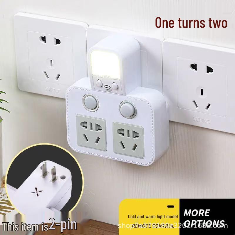 Universal Two-hole Socket Converter: 2-pin To 3-pin USB Plug Adapter