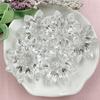 Acrylic Crystal Lotus Flower DIY Jewelry Accessories Transparent Loose Beads Beaded Materials 31mm Jewelry For Bracelet Earring Making 5pcs
