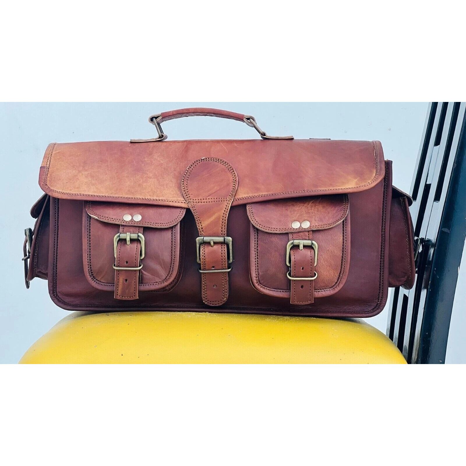 

Saddlebags Saddle Panniers For Motorcycle 1 Bags Side Pouch Leather Bag 12 x 9 x 9 in