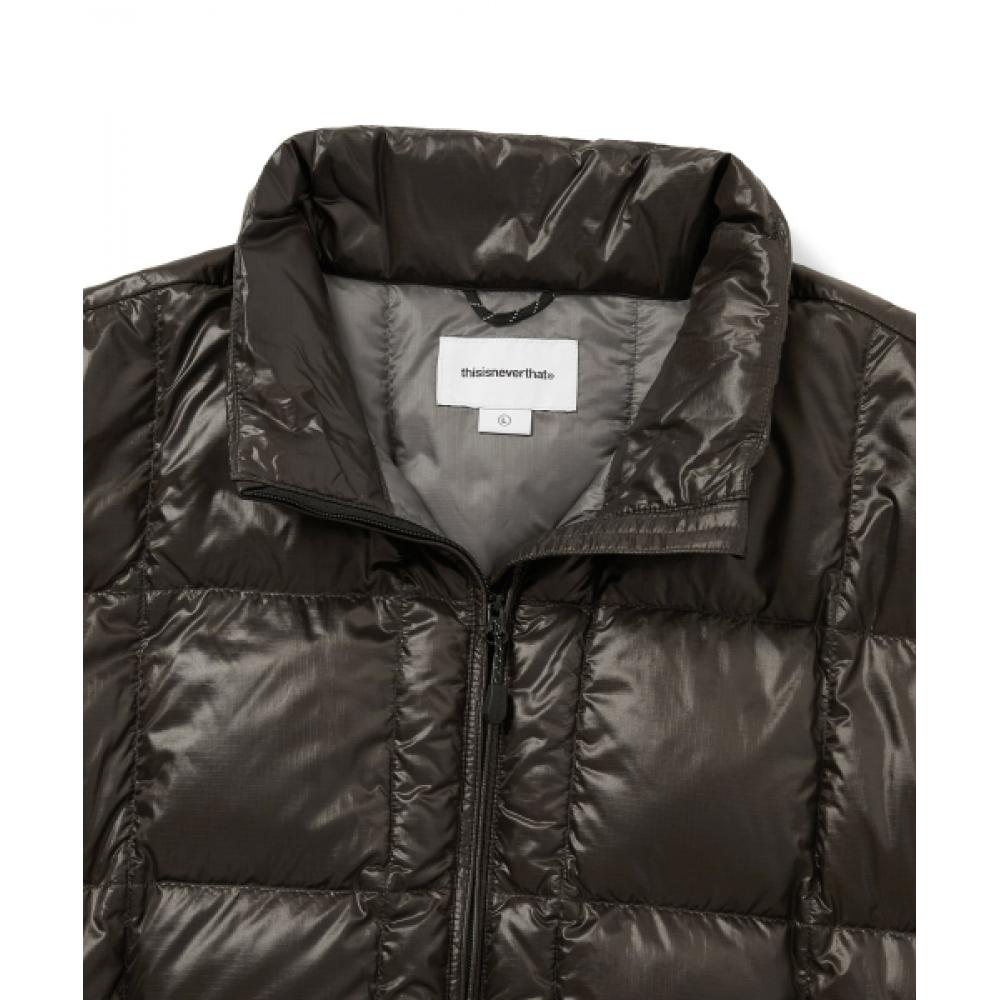 Thisisneverthat Pertex  Light Down Jacket Brown Black