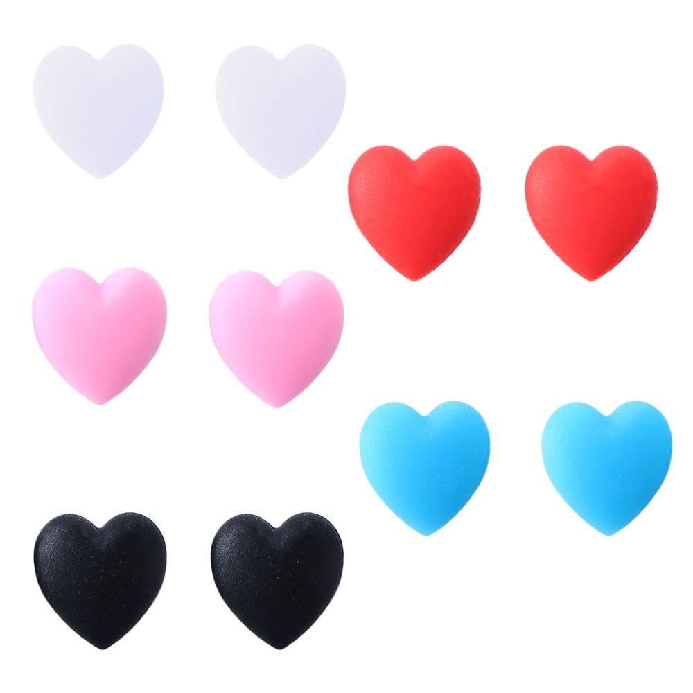 Colorful Adult Silicone Heart Anti-Slip Eyeglasses Holder Ear Grip Hooks Sports Temple Tips Ear Hooks Glasses Straps