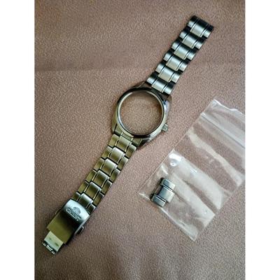 Used For ORIENT Solar Radio Se00-c2-b Stainless Steel Belt Genuine Bracelet and Bezel, Glass Beautiful Condition