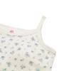 Morgan Waffle Floral Cropped Camisole In Sax J.E. Women's (Pack)