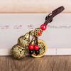 Bell Auspicious Gourd Fengshui Car Keyring Jewelry Findings Keychain Components Brass KeyChains