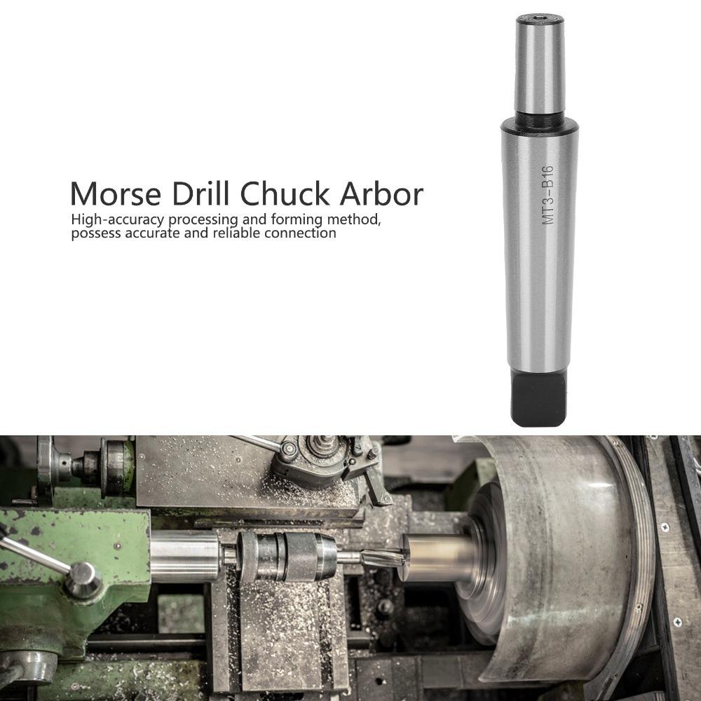 Expertly Machined Drill Chuck Arbor High Carbon Steel Power Tool Accessories Industrial Use