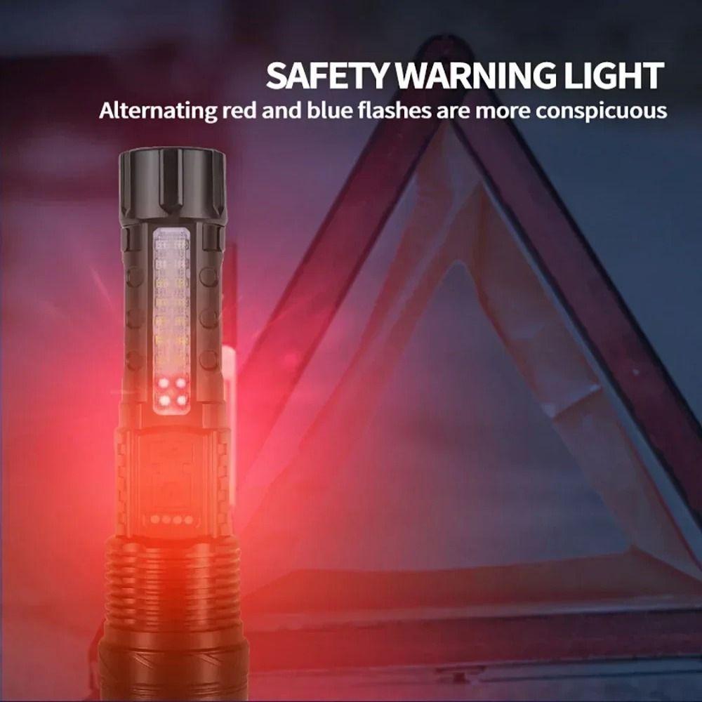 Super Bright Strong LED Flashlight Zoomable Work Flashlight Spotlight Handheld Torch  Home