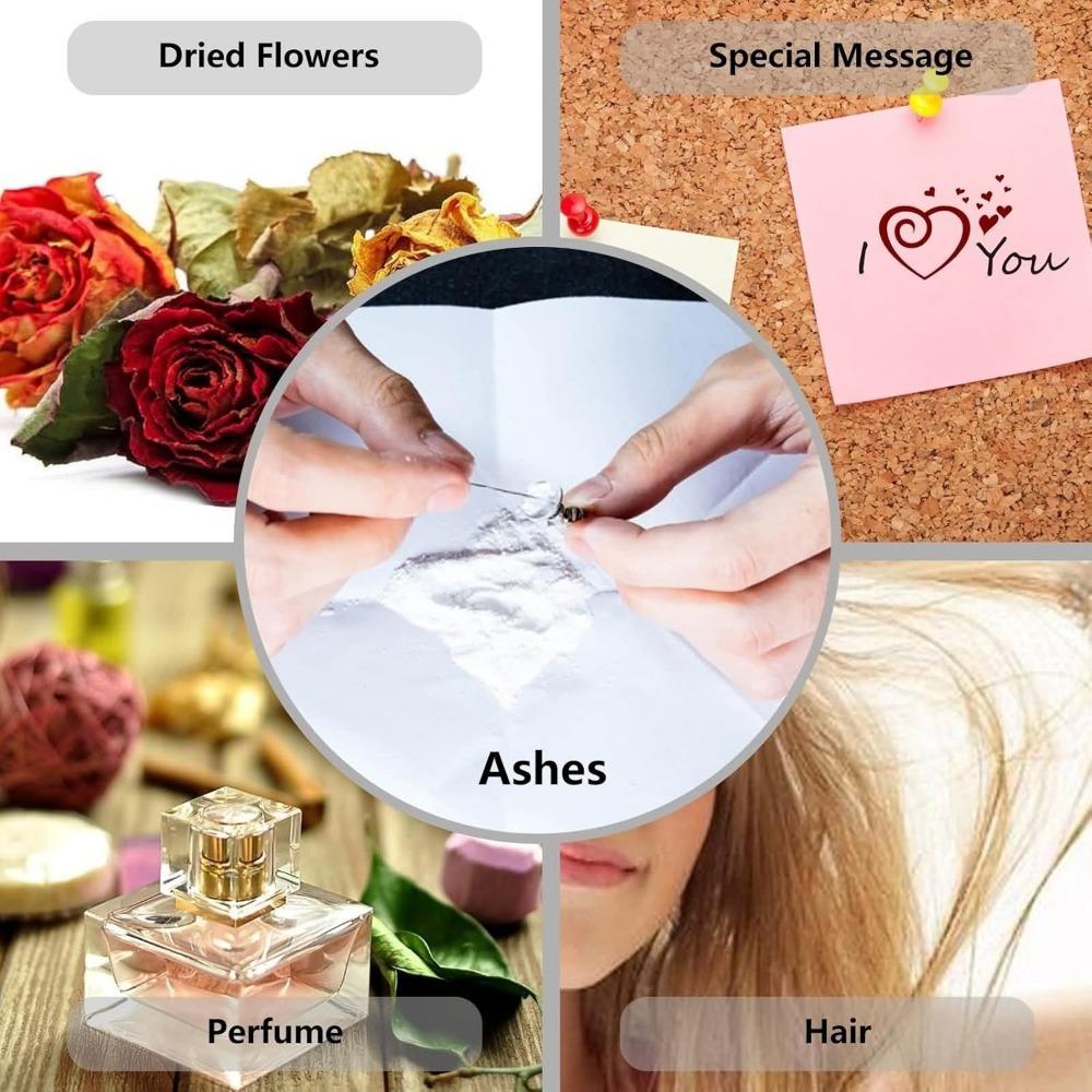 Ashes Pendant Cylindrical Small Wings Memory of Loved Ones Pet Cat Dog Necklace Easy To Carry Everyday Wear Pet Tribute Supplies