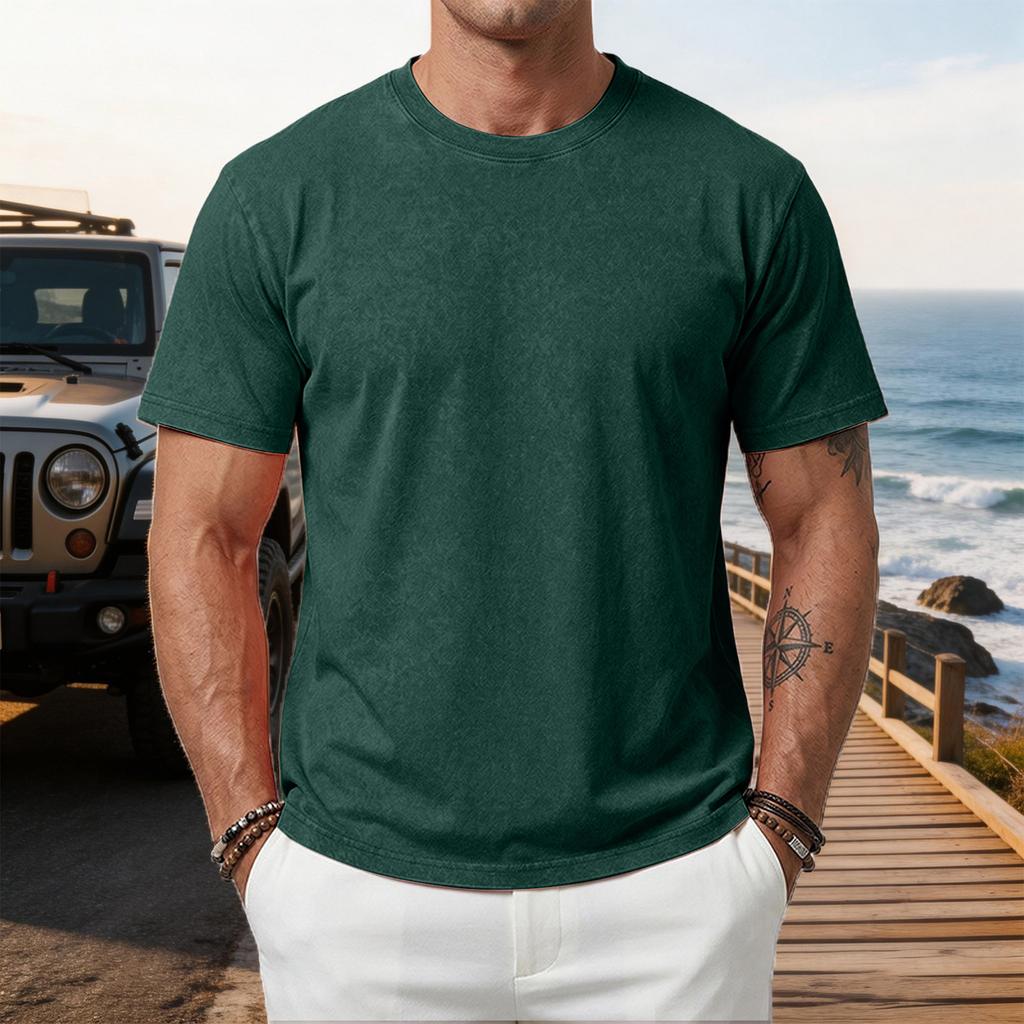Men's T-Shirts Oversized Unisex Baggy Tops Heavy Cotton T Shirts For Men Loose Fit Vintage Casual Streetwear Gym Tee
