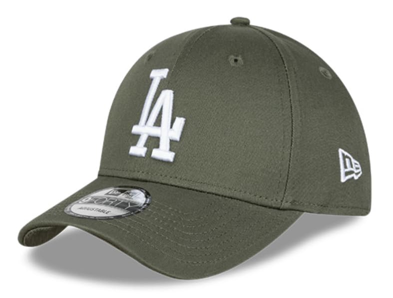 

New Era 9FORTY MLB Cap for Men and Stylish and Cool One Size Fits LA Women, (JP, Alphabet, All, Olive) [Used]
