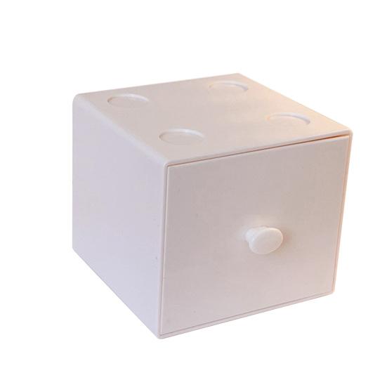 Lightweight Storage Case Sturdy Construction Practical Square Makeup Pen Sundries Box Basket Bin