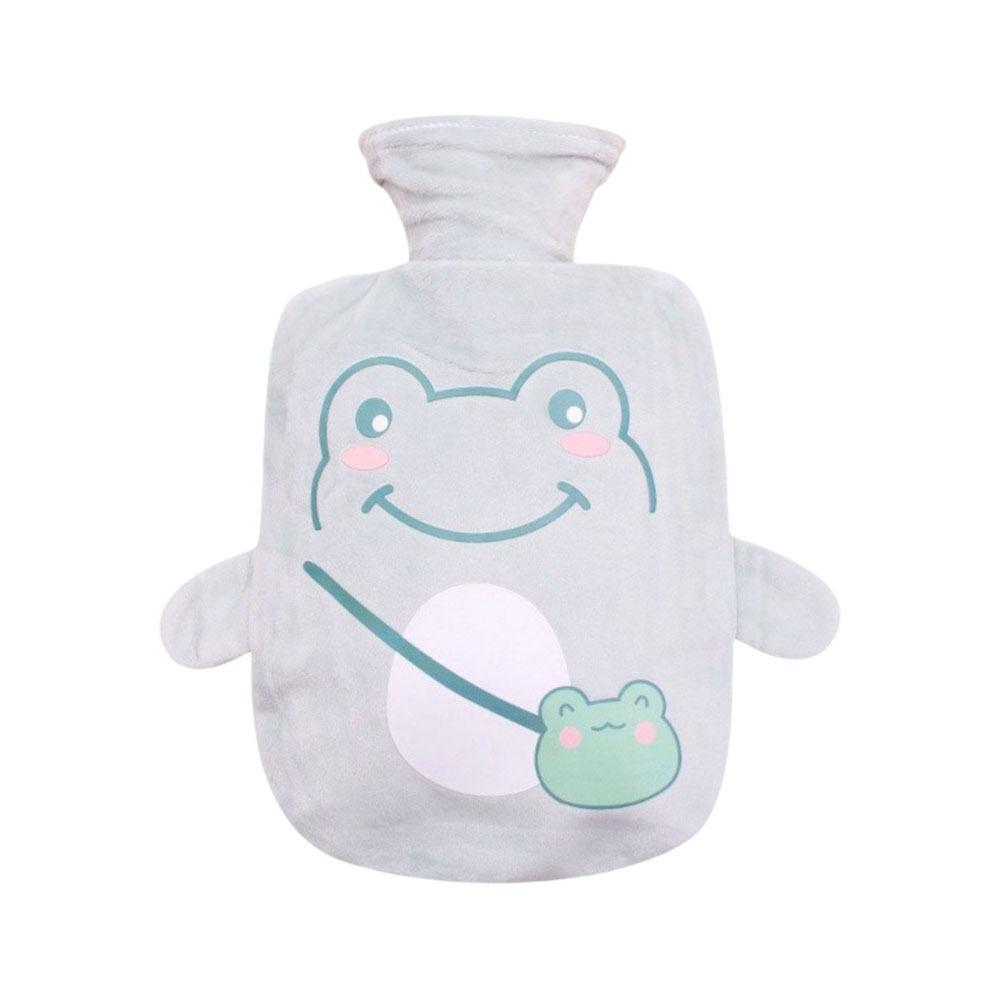 

Velvet Warm Water Bag Soft Hot Water Bag Cute Hot Water Bottle Dormitory Frog