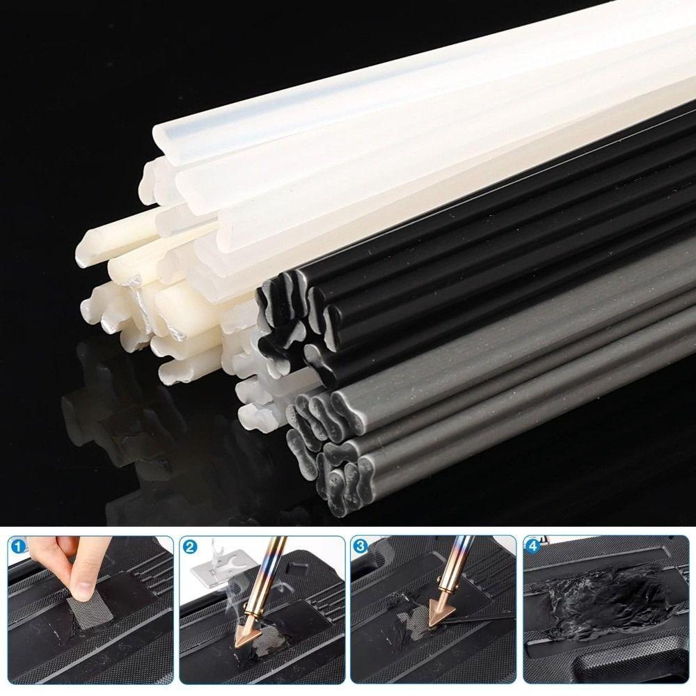 Cuttable Thermoplastic Repair Rods Plastic Welding Rods for Car Bumper Home Appliance Repair