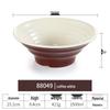 Net Celebrity Melamine Ramen Bowl: Two-Tone Creative Design, Large, Ideal for Mala Tang and Rice Noodles