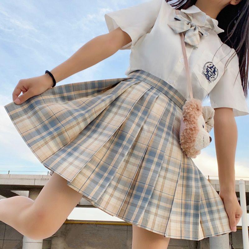 Rabbit Sew Summer School Style JK Uniform Set - Gentle Skirt and Top