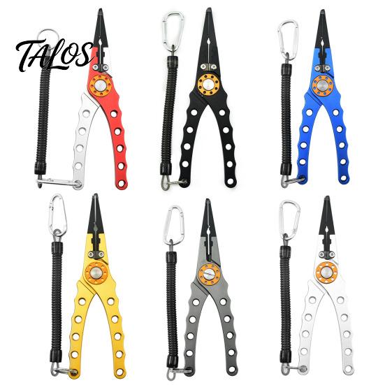 Fischerei Sprengringzange Aluminiumzange, Salzwasserbeständiges Surf Tackle Werkzeug, Geflochtene Outdoor-Zubehör LeinenSchneider Und Öffner für Hakenentferner