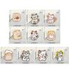 F26C 10 Pcs Embroidered Patches Animal Applique Patches Cartoon Cats Iron on Patches