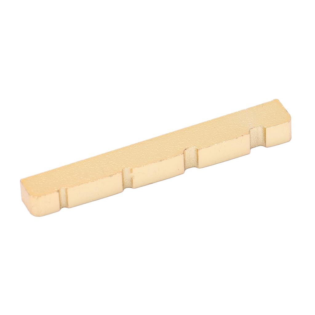 Sillet de Basse Électrique 38mm 4 Cordes Guitare Acoustique Remplacement Métal Fendu Sillet de Cordes