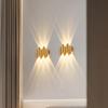 LED nástěnné svítidlo vnitřní a venkovní IP65 Vodotěsné Moderní minimalistický styl 3W/5W/7W žárovky Hliníkové verandové zahradní osvětlení