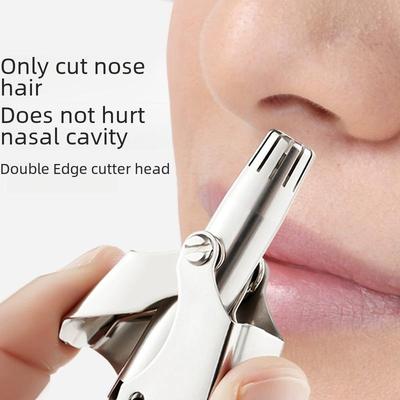 High-quality Nose Hair Trimmer for Men and Women, Manual and Electric Options, for Clean and Precise Grooming.