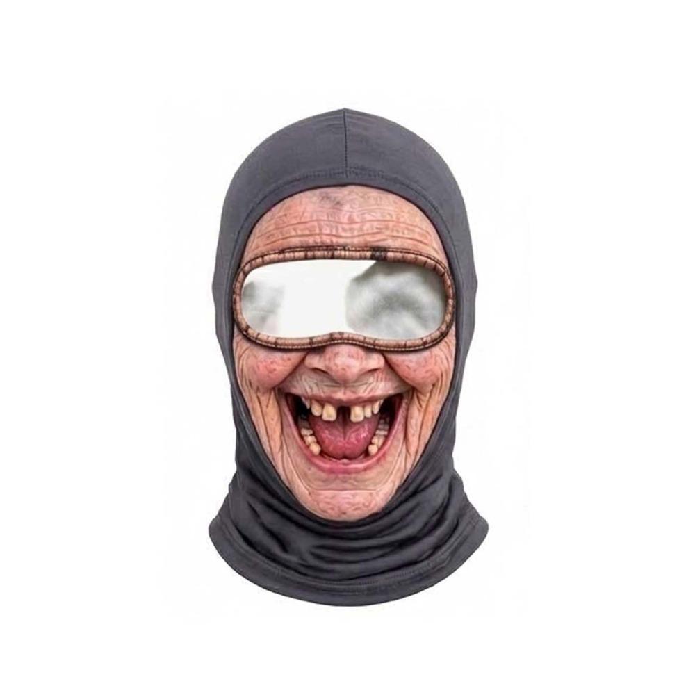 Unisex Size Funny Prank Mask 3D Print Motorcycle Ski Face Mask Motorcycle Riding Mask Motorcycle