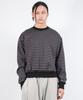 Deumakeu M Stripe Medium-Fit Sweatshirt - Black
