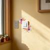 Flower Light Switch Sticker Removable Floral Wall Decal Self-Adhesive Socket Decor for Living Room Bedroom Kitchen