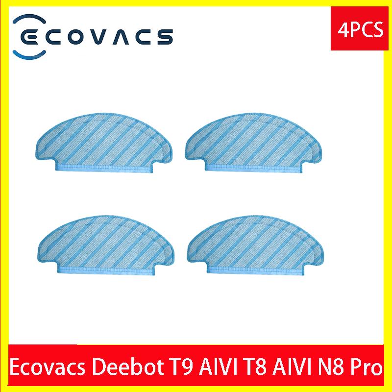 HEPA Filter Side Brush Main Brush Mop Cloths for ECOVACS Deebot T9 AIVI T8 AIVI N8 Pro 920 950 Vacuum Cleaner Replacement Parts