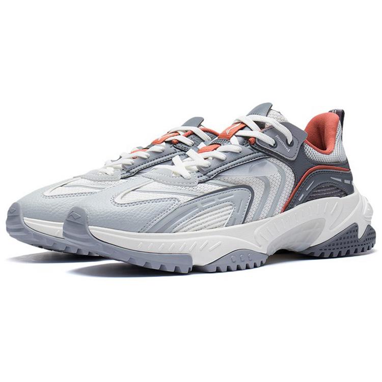 Li Ning Xingji Classic Cushioning Slip Resistant Abrasion Resistant Breathable Low top Sports Casual Shoes Men's AGCS263-3