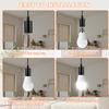 Standard 27mm Screw In Lamp Adapter Cup Light Bulb Base Supporting Various Bulb Types Such as LED Models 2Pcs