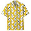 Cute Polar Bear Pattern Aloha Shirt For Men 3D Printed Panda Animal Short Sleeve Loose Lapel Hawaiian Shirts Button Blouse