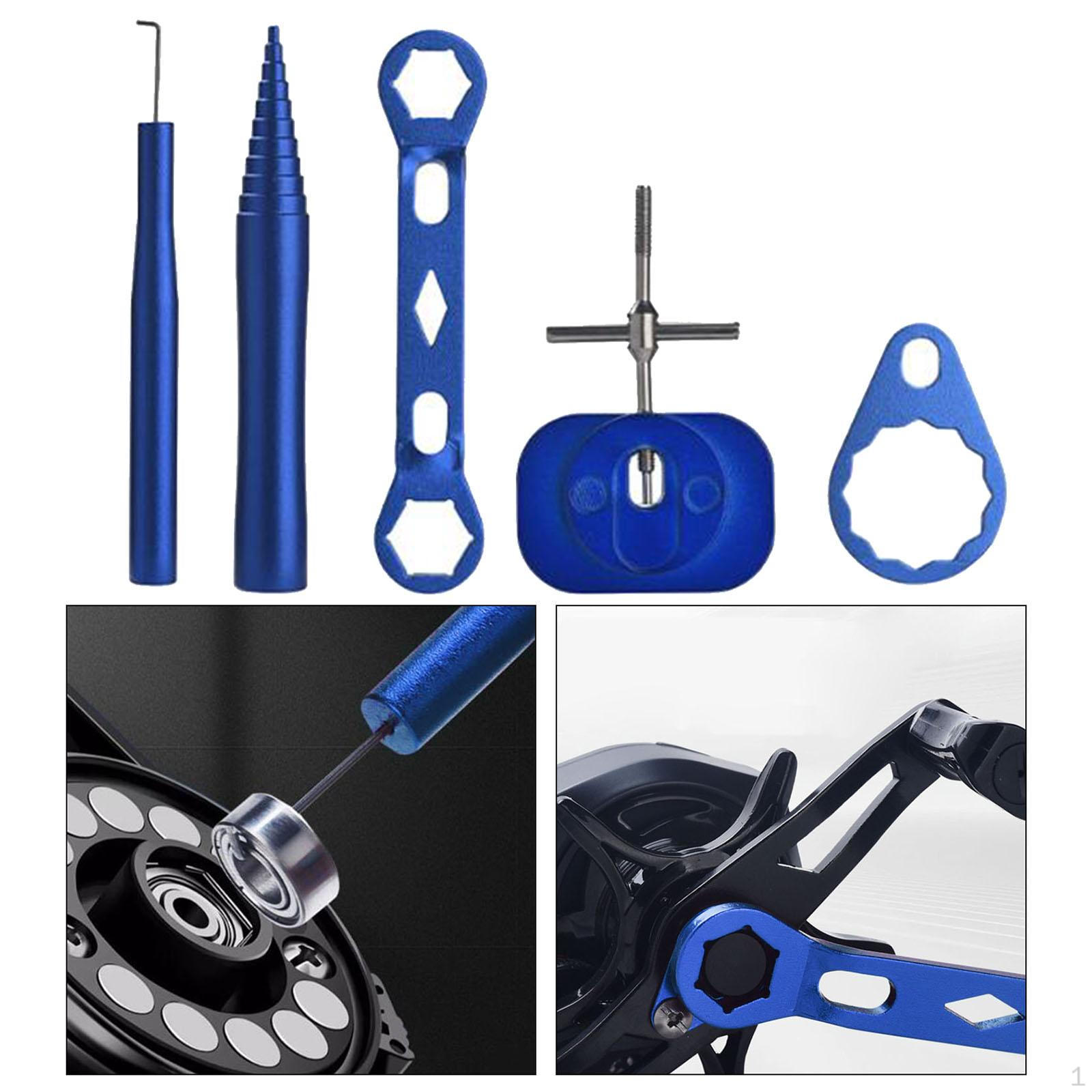 

Fishing Wheel Disassembly Tool Wrench,Multipurpose,Nut Wrench,Easy to Use Bearing Maintainer