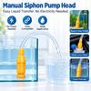 Hose Connector Siphon Pump Head Manual Water Transfer Nozzle  Aquarium Water Change