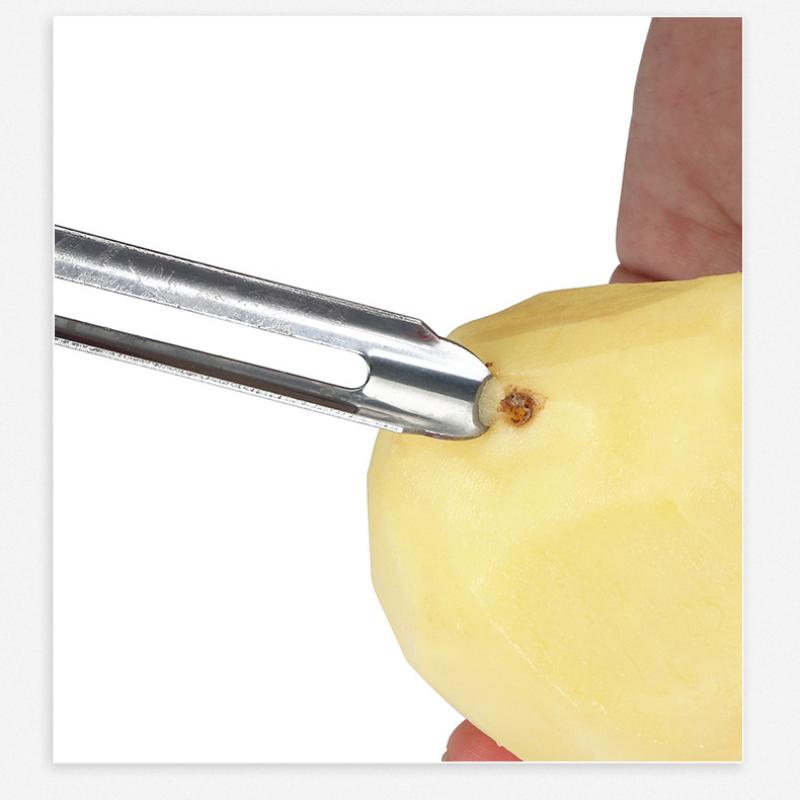1 Pezzo Acciaio Inossidabile Pialla Melone a Una Parola, Pialla Frutta, Coltello da Cuoio, Cetriolo Affilato, Pelapatate, Gadget da Cucina Domestico