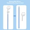 Dental Mouth Mirror with Handle Stainless Steel Oral Cavity Mirror Dental Oral Care Mirror Dental Lab Tools