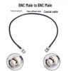 TNC Male To BNC Male Adapter Cable: 50 Ohm Microphone Antenna Extension