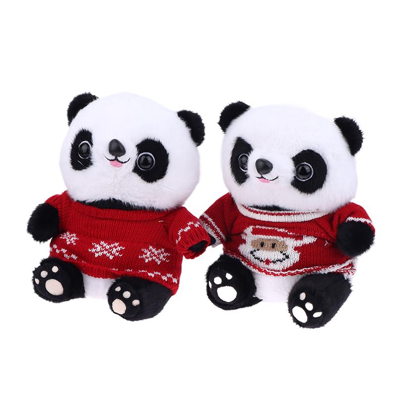 Christmas Cute And Soft Panda Doll Kawaii Plush Simulation Stuffed Animals Toy For Children'S Playmates Birthday Gift