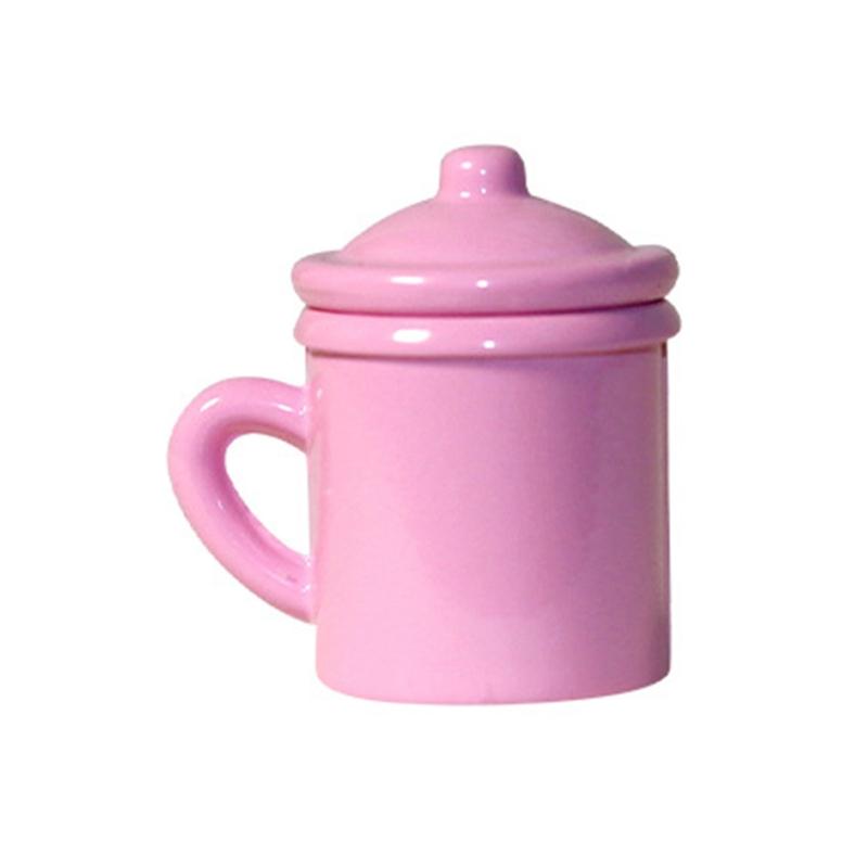 

1/12 1/6 Toy Model Tooth Mug Pretend for Play Mini Drinking Cup Role for Play Dollhouse Kitchen Accs Girls Party Favor S 1 рожевий
