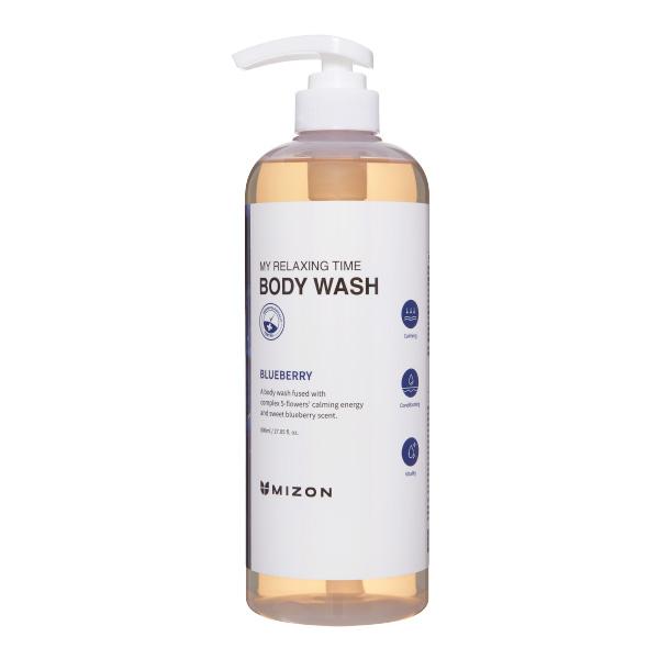 

MIZON MY RELAхING TIME BODY WASH [BLUEBERRY] Гель для душа с экстрактом голубики