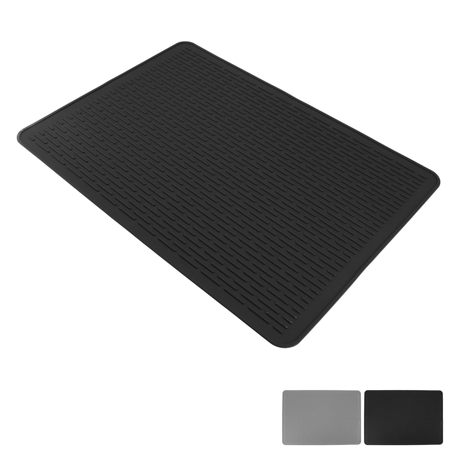 Коврик для сушки посуды Силиконовый нескользящий термостойкий коврик для мытья посуды — фото 5