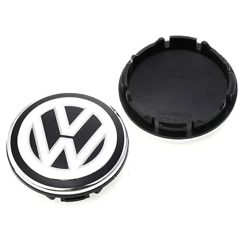 For VOLKSWAGEN VW GTI B6 2025 Hot For Volkswagen 4Pcs 56/65/66mm Car Wheel Center Hub Caps Cover Replacement Accessories For Vol